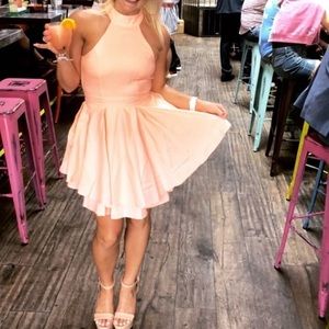 Lulu’s Peach skater dress